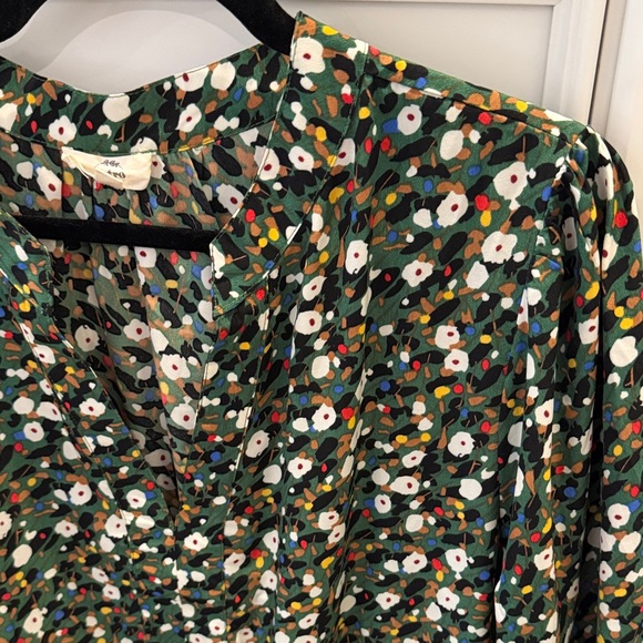 Entro Floral Green Dress - Picture 4 of 4